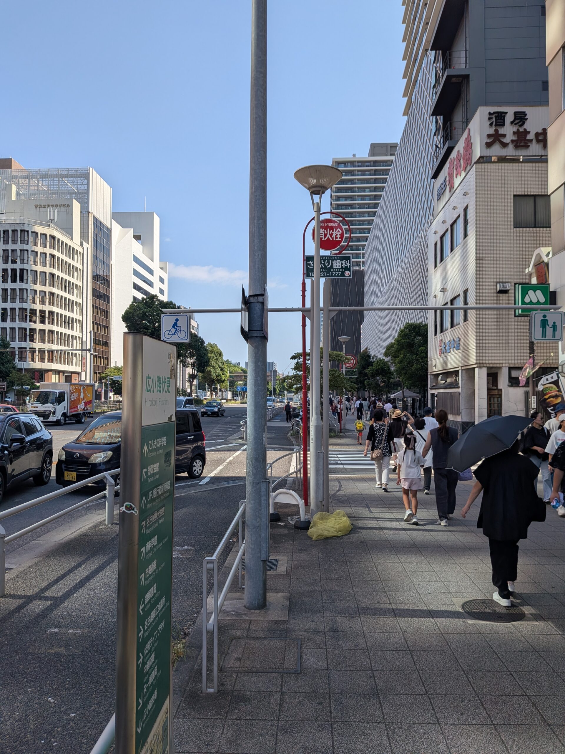 伏見駅6番出口から南方向へ